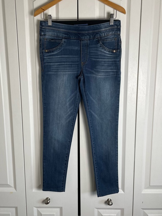Democracy Pants - Democracy Ab Solution Pull On Glider Ankle Jeans Women’s 2 Blue Medium Wash